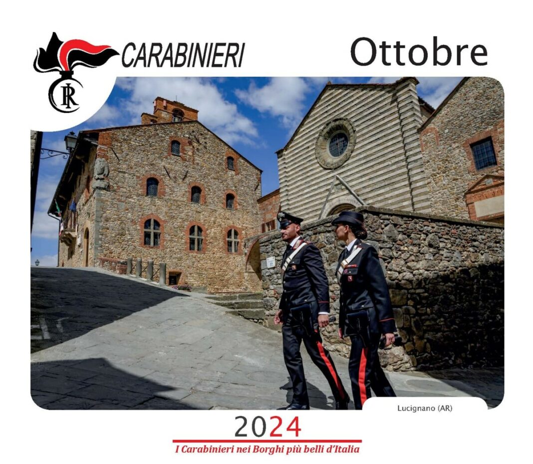 Lucignano nel calendario dei Carabinieri, sindaca: 