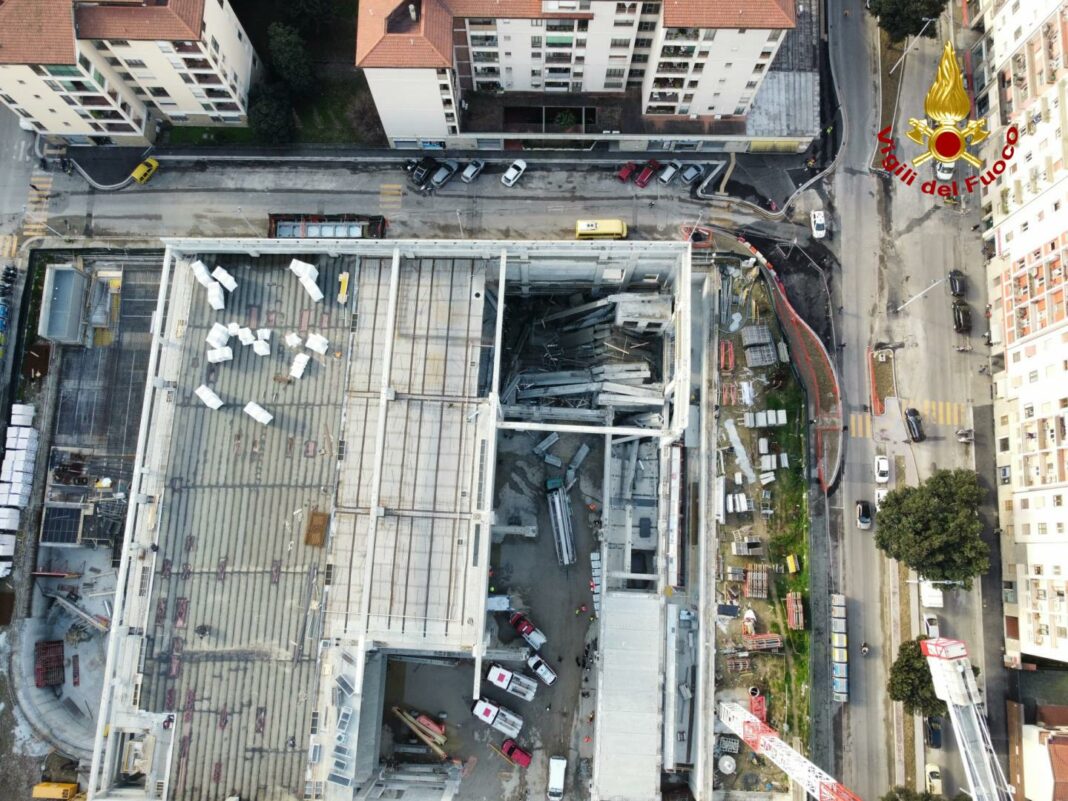 Crollo cantiere a Firenze, tutta la Toscana in lutto