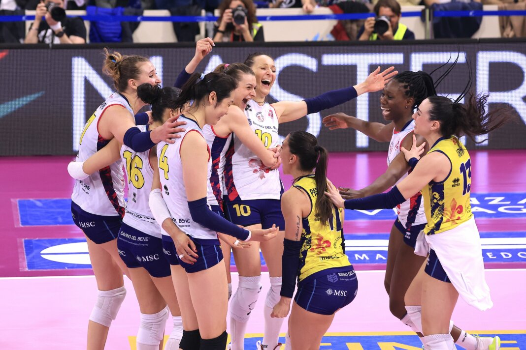 Volley finale scudetto, al via sfida tra Scandicci e Conegliano