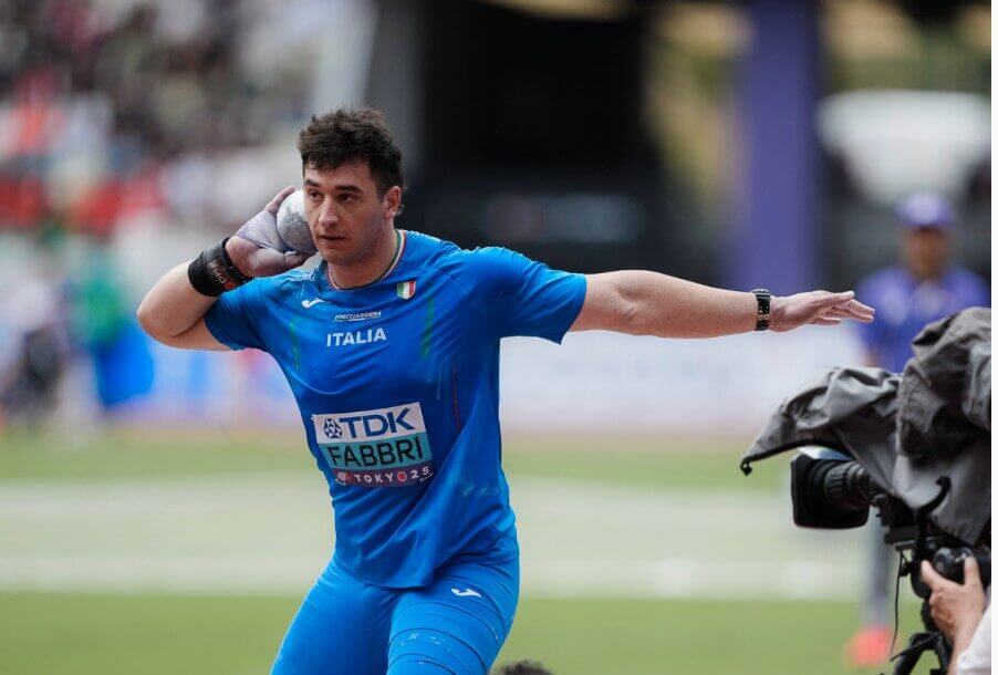 Mondiali di atletica, ancora un alloro per Fabbri: medaglia di bronzo nel lancio del peso